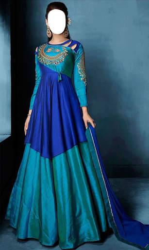 Women Full Frock Photo Suit screenshot 4