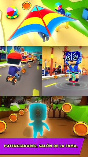 Subway Kiddy Run- Escape From School 3D Race screenshot 2