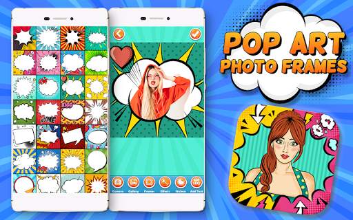 Pop Art Photo Frames 1 تصوير الشاشة