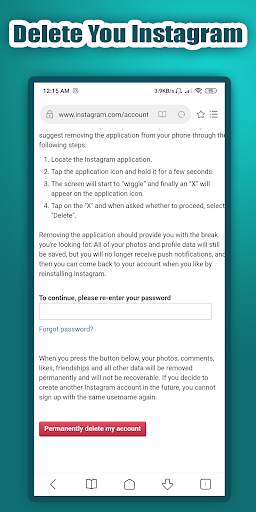 Delete Your Account On Social Media screenshot 4