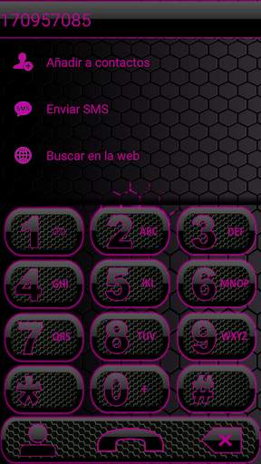 THEME DARK SPACE PINK EXDIALER screenshot 4