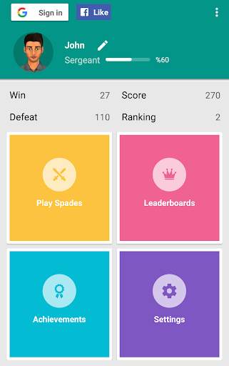 Spades Online screenshot 2