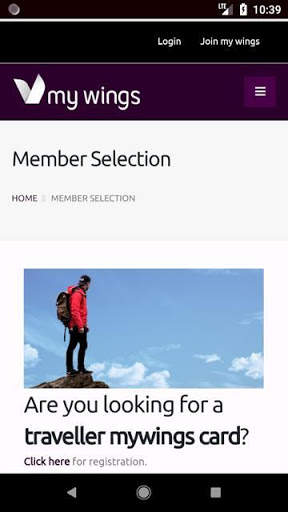 my wings rewards screenshot 1