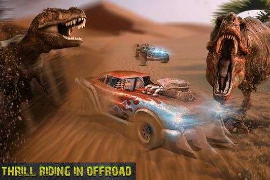 Dino World Impossible Car Racing screenshot 9