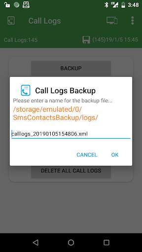 Call Blocker & Call Logs Backup screenshot 4