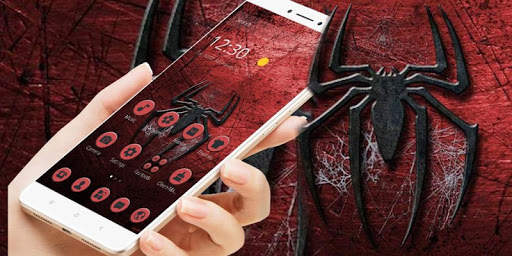 Black Cool Spider Theme screenshot 4