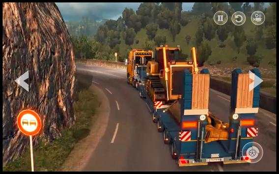 Euro Truck : Real Cargo Delivery Game Simulator 3D screenshot 10