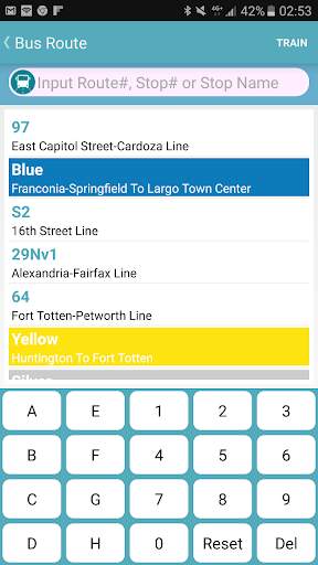 Washington DC Bus Tracker screenshot 3