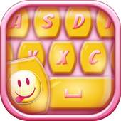 Emoji Keyboard Peach Pink logo