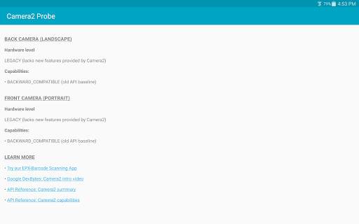 Camera2 Probe for Android 5.0  screenshot 3