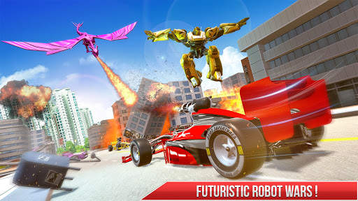 Flying Dragon - Car Robot Game screenshot 15