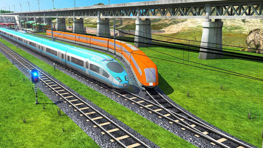Euro Train Racing Game 2017- Multiplayer screenshot 5