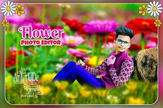 Blur Garden Flower Photo Editor screenshot 1