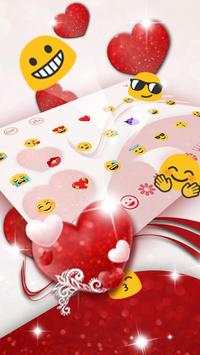 Love Heart Keyboard Theme screenshot 2