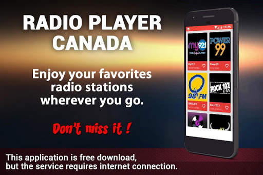 Radio Player Canada App - Canadian Radio Stations screenshot 1