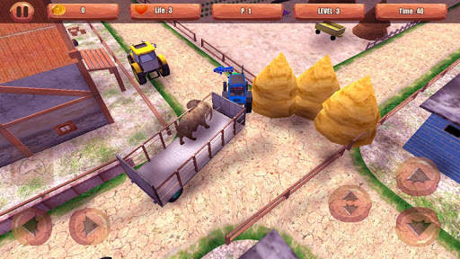 Tractor Farm Driving Sim 3D 3 تصوير الشاشة