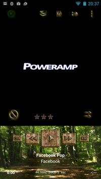 Poweramp Skin Green Jungle скриншот 1