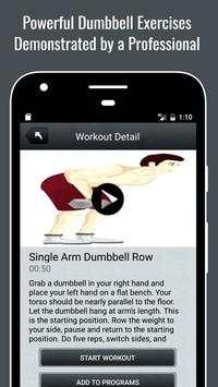 Dumbbell Workout Routine Lite screenshot 1