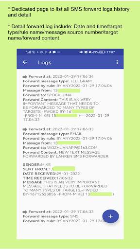 SMS Forwarder screenshot 2