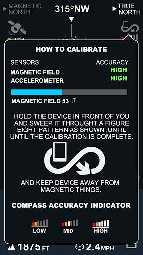 Digital Compas, Gps Status, Sensor information screenshot 8