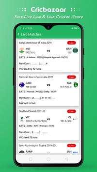 Cricbazaar - Fast Live Line & Live Cricket Score screenshot 2