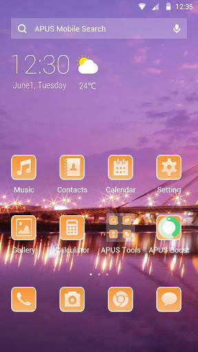 Prosperous-APUS Launcher theme screenshot 1