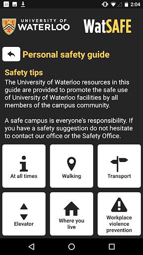 WatSAFE screenshot 5