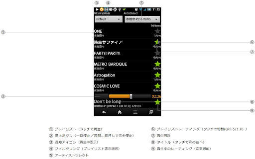 Linear Audio Player screenshot 2