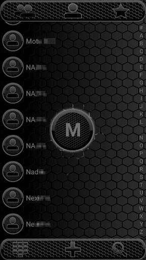 THEME DARKSPACE BLACK EXDIALER screenshot 2