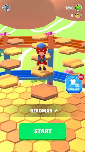 Hexagon Run 3D screenshot 1