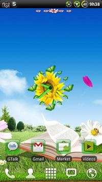 Flower Clock widget screenshot 1