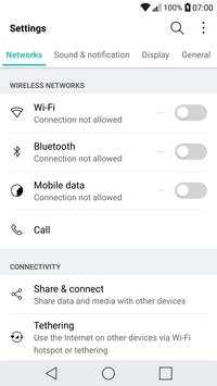 Tabbed Settings Launcher for LG devices screenshot 2