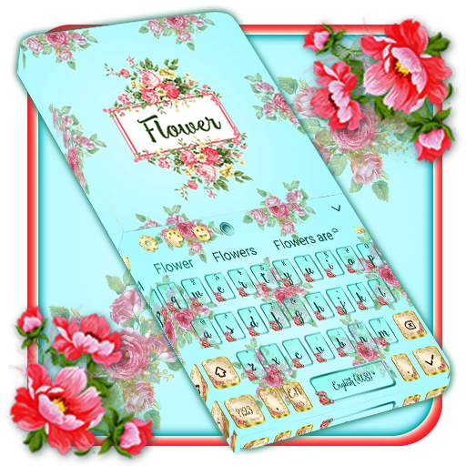 Pastel Flower Keyboard 10001002