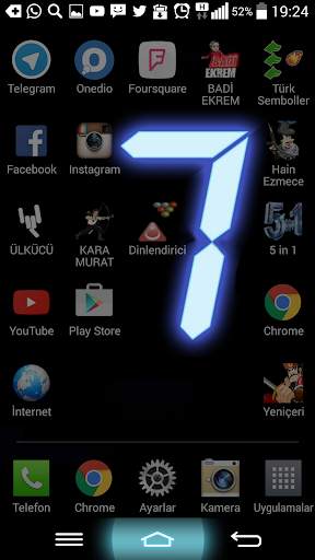 Digital Clock Wallpaper screenshot 5