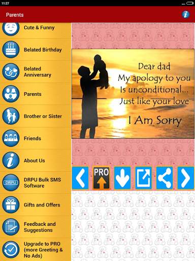 Sorry Cards & Picture Messages screenshot 13