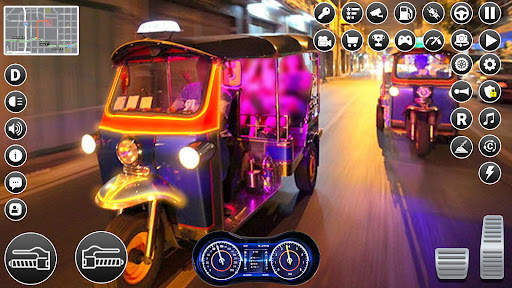 Auto rickshaw driving game 3d screenshot 2