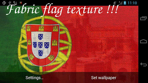 Portugal Flag Live Wallpaper screenshot 6