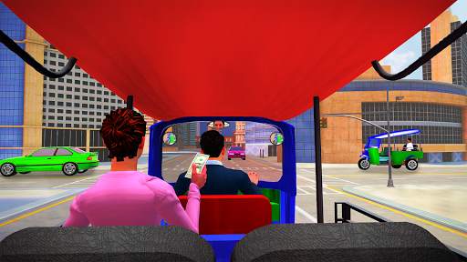 Modern Tuk Tuk Rickshaw Driver: New Driving Games screenshot 1