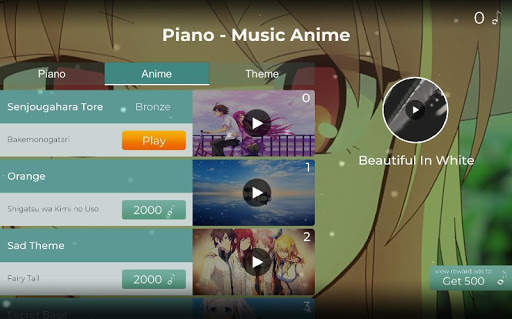 Piano Tile - The Music Anime screenshot 5