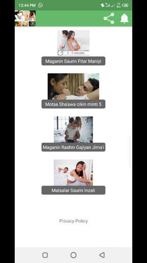 Maganin Saurin Inzali screenshot 1
