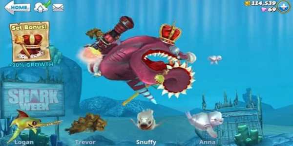Trick of Hungry Shark World screenshot 2