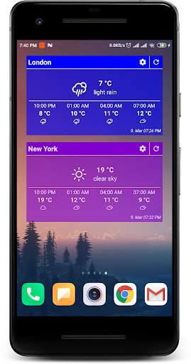 Weather screenshot 1