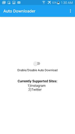 Downloader for Instagram and Twitter screenshot 1