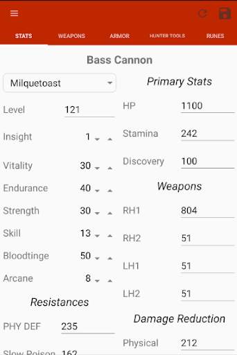 Character Planner for Bloodborne screenshot 9