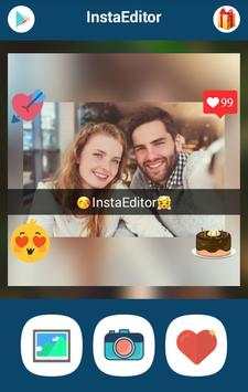 InstaEditor - Emoji, Selfie, Photo Editor, Filter screenshot 1
