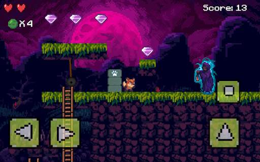 Fantasy Fox - 2D Pixel Platform, retro game screenshot 17