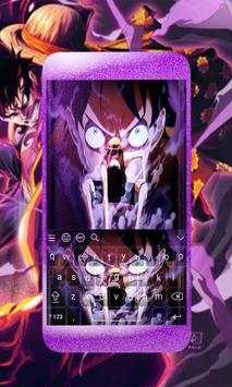 Monkey D  Luffy Keyboard Theme screenshot 1