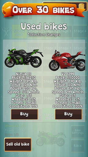 Drag Racing Manager - Motorbike wheelie racing screenshot 3