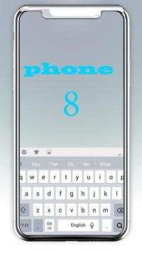 Phone8 Keyboard Theme screenshot 1