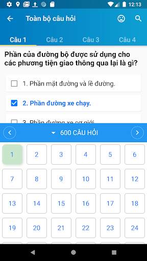 Ôn thi GPLX - Ôn thi giấy phép lái xe - Thi thu B2 screenshot 7